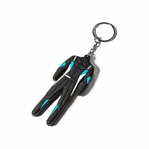 Nyckelkedja Sparco Leather Suit Racing Svart