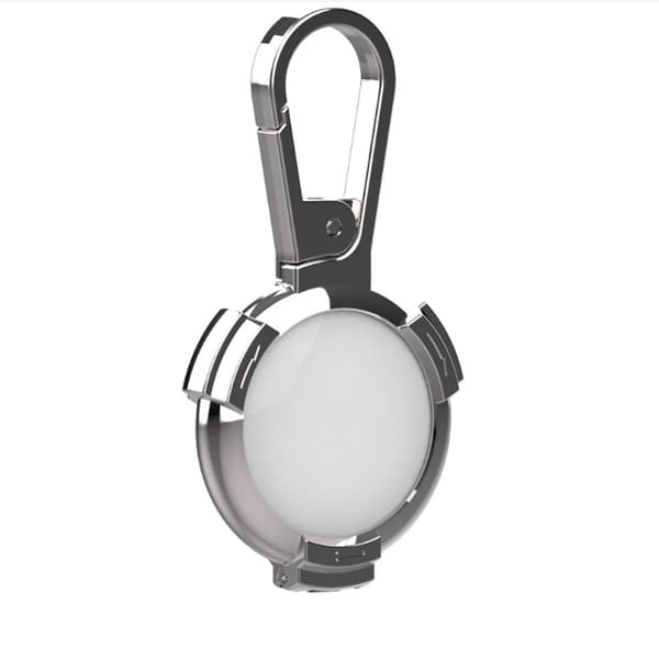INF Skyddsfodral i metall för Apple AirTag Silver
