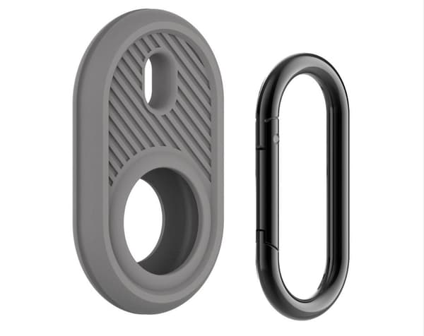 INF Silikoninen suojakotelo Apple AirTagille Harmaa