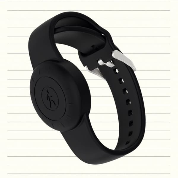 INF Silikonisuojakotelo Apple AirTag -hihnallesi - Lyhyt