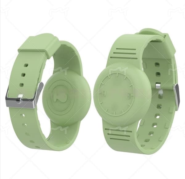 INF Silikone AirTag Armbånd Beskyttelsesetui Grøn