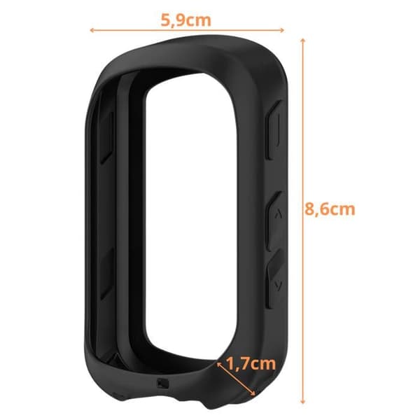 Skal för Garmin Edge 540 / Edge 840 - Fodral Silikon Svart Skydd Mjuk Phonillico®