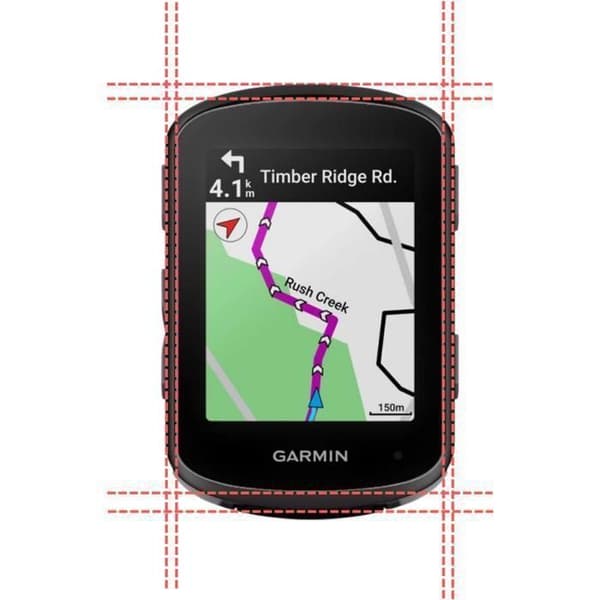 Härdat Glas för Garmin Edge 540 / Edge 840 [Pack 2] Skyddsfyllm för GPS Cykeldisplay Phonillico®