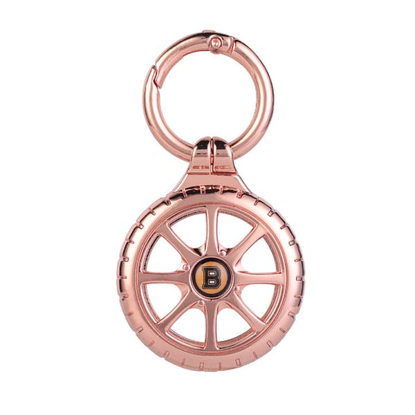 INF Premium Metallbeskyttelsesetui for Apple AirTags Rosa
