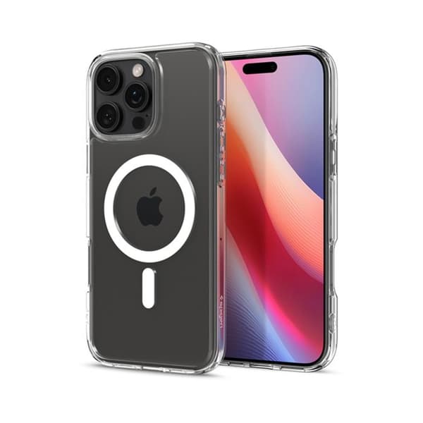Coque Spigen Ultra Hybrid MagSafe för iPhone 16 Pro (vit)