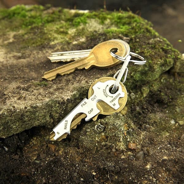 Multi-purpose key ring True Keytool tu247k 8 Funktioner