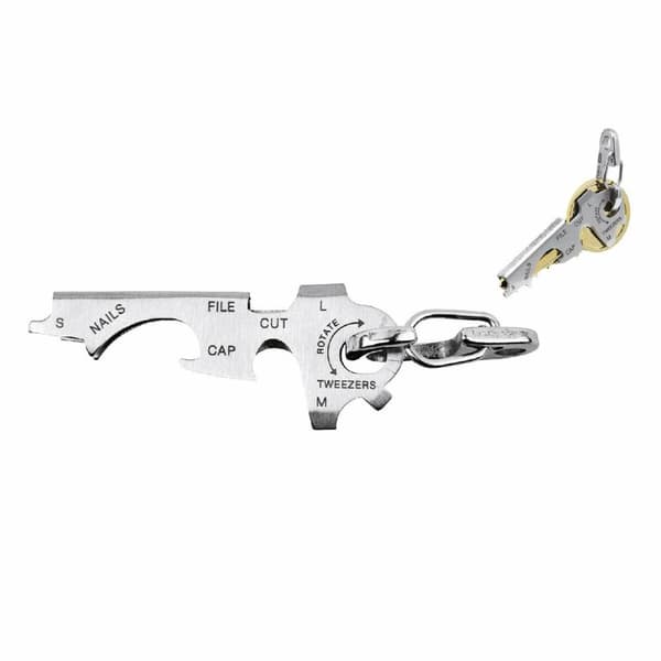 Multi-purpose key ring True Keytool tu247k 8 Funktioner