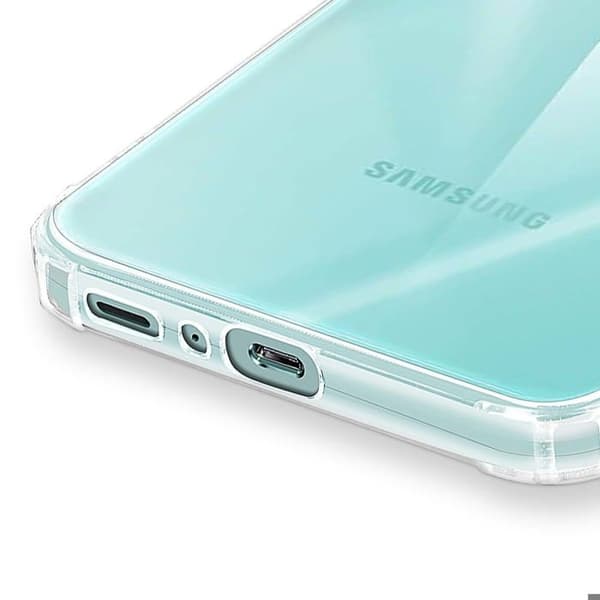 Coque Antichock för Samsung Galaxy A16 Bi-material Anti-gulning Spigen SGP Transparent
