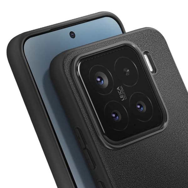 Coque för Xiaomi 15 Antichock Matt Finish Tillverkad för Xiaomi Svart