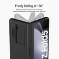 Miniatyrbild 4 av 6: Silkig Oléofobiskt Silikon Skydd för Galaxy Z Fold5 Nillkin Svart