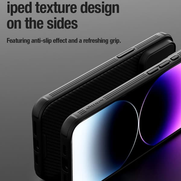 Coque för iPhone 15 Pro Hård Magnetisk CamShield PRO Nillkin Svart