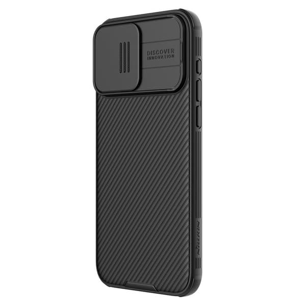 Coque för iPhone 15 Pro Hård Magnetisk CamShield PRO Nillkin Svart