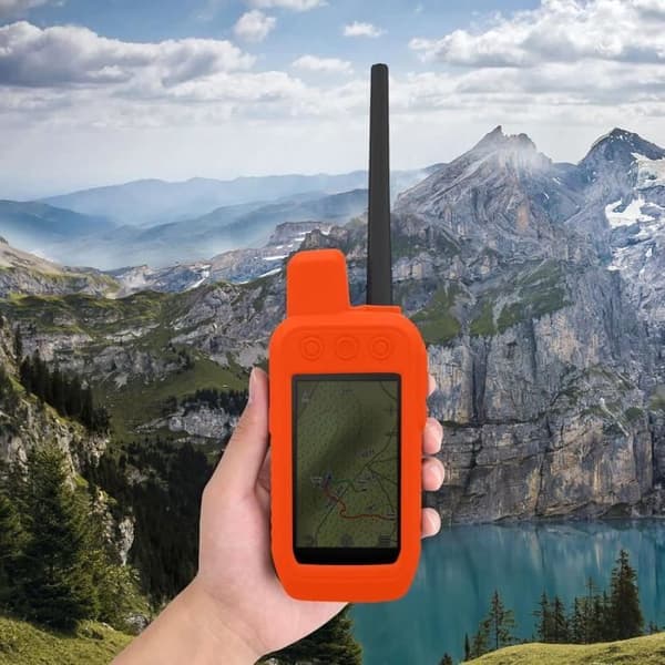 Siliconefodral - KWMOBILE - Garmin Alpha 300/200 - Stötsäker - Flexibel - Orange