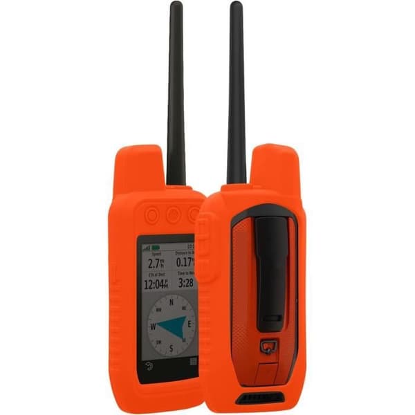 Siliconefodral - KWMOBILE - Garmin Alpha 300/200 - Stötsäker - Flexibel - Orange