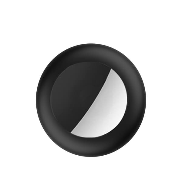 INF Silikonbeskyttelsesetui for Apple AirTag Tracker Sort S