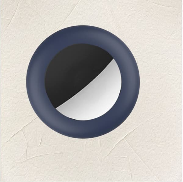 INF Silikonebeskyttelsesetui til Apple AirTag Tracker Blå S