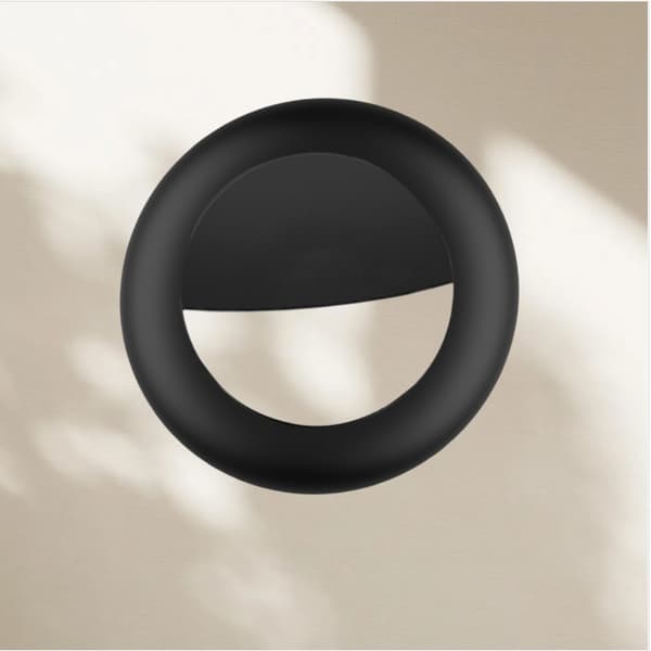 INF Silikonisuojakotelo Apple AirTag -seurantalaitteelle Musta M
