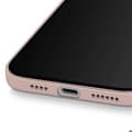 Miniatyrbild 4 av 4: Coque MagSafe för iPhone 16 Pro Imiterat Läder Perforerat Stöttåligt 3m Incase Puderrosa