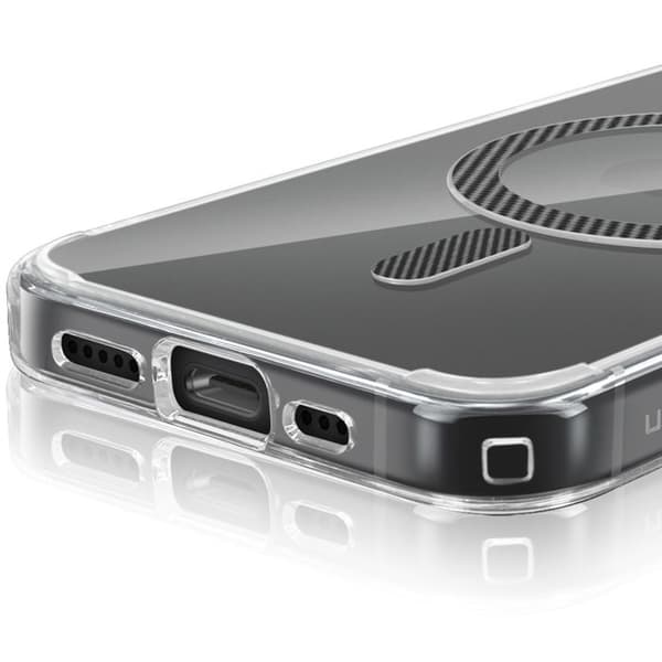 Coque MagSafe för iPhone 16e Stötsäker Fine Ultra Hybrid MagFit Spigen SGP Svart