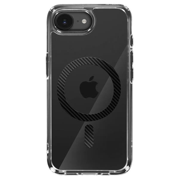Coque MagSafe för iPhone 16e Stötsäker Fine Ultra Hybrid MagFit Spigen SGP Svart