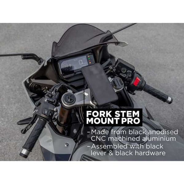 Quad Lock Telefonsupport Qlm-fsm Silver