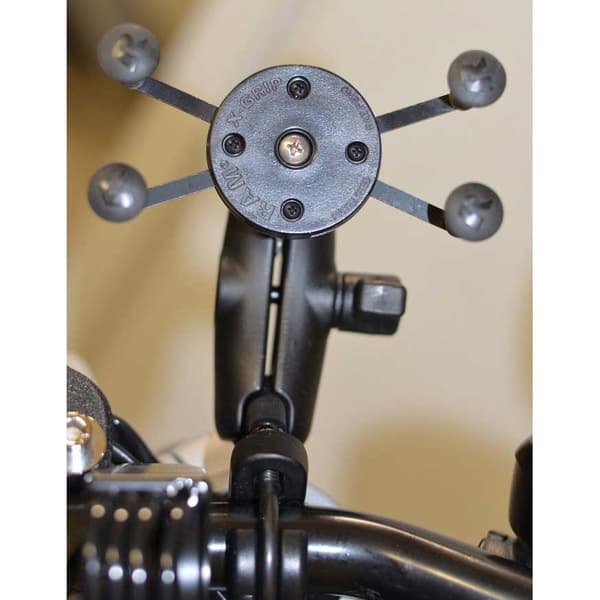 Ram Mounts Rail U-bolt Mount Universal X-grip Musta