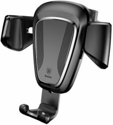 Gravity handle Baseus for ventilation car grille (black) Sort