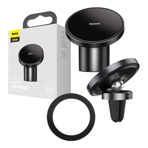 Magnetic Car Phone Holder Baseus NeoGravity (Black) Svart