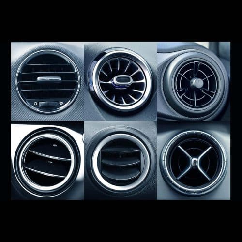 Baseus Metal Age II gravitational car phone holder to round ventilation grid (grey)