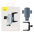 Miniatyrbillede 8 af 11: Baseus Metal Age II gravitational car phone holder to round ventilation grid (grey)