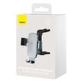 Miniatyrbillede 9 af 11: Baseus Metal Age II gravitational car phone holder to round ventilation grid (grey)