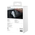 Miniatyrbillede 1 af 11: Baseus Metal Age II gravitational car phone holder to round ventilation grid (grey)