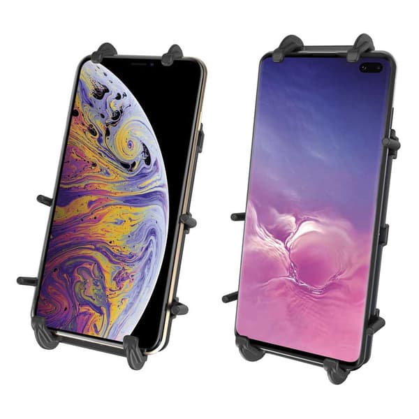 Ram Mounts Nopea-ball Xl-puhelinteline Grip™ Hopeinen