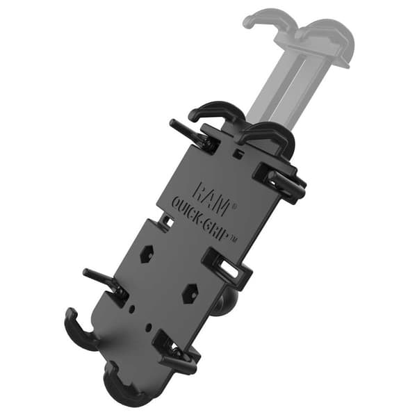 Ram Mounts Nopea-ball Xl-puhelinteline Grip™ Hopeinen
