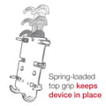 Pikkukuva 6 / 8: Ram Mounts Nopea-ball Xl-puhelinteline Grip™ Hopeinen