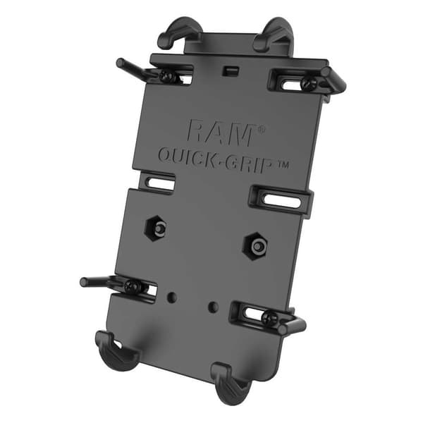 Ram Mounts Nopea-ball Xl-puhelinteline Grip™ Hopeinen musta