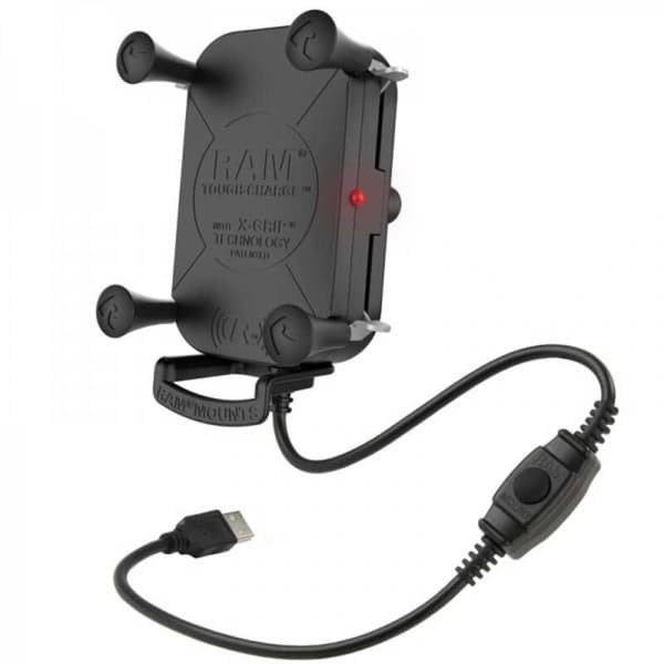Ram Mounts Puhelimen Kiinnitys X-grip Wp Charging Musta musta