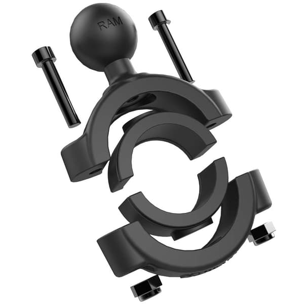 Ram Mounts Handlebar Mounting 1 1/8´´-1 1/2´´ Boll Base Svart