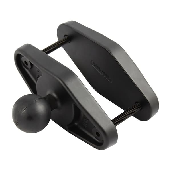 Ram Mounts 4´´ Bred Firkantet Stolpeklemmebase Sort