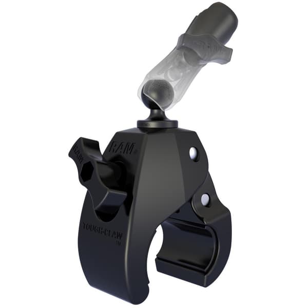 Ram Mounts Tough-claw 1´´ Halkaisijaltaan Oleva Kumipallo Musta