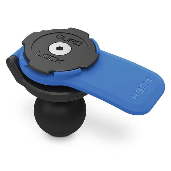 Quad Lock V2 Ball Puhelinteline Kultainen musta, Sininen