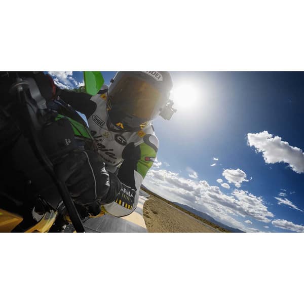 Gopro Hjelm Foran Og På Siden Sort
