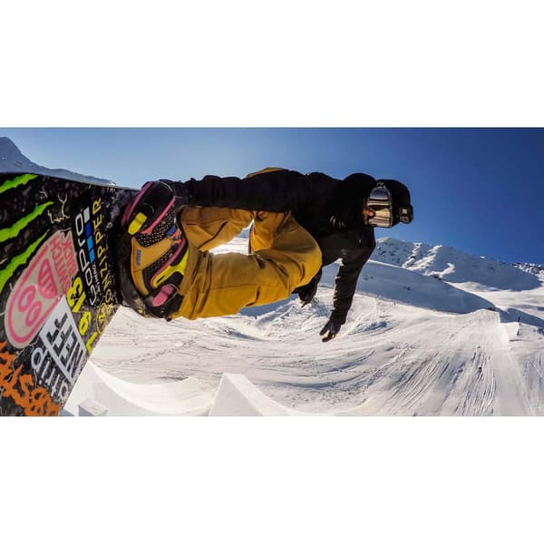 Gopro Hjelm Foran Og På Siden Sort