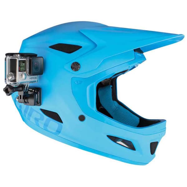 Gopro Hjelm Foran Og På Siden Sort