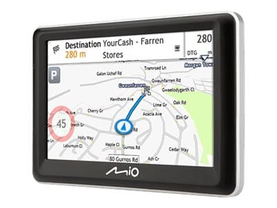 Mio Spirit 7700 LM - Full Europe - GPS-navigator - bil 5" bredbild