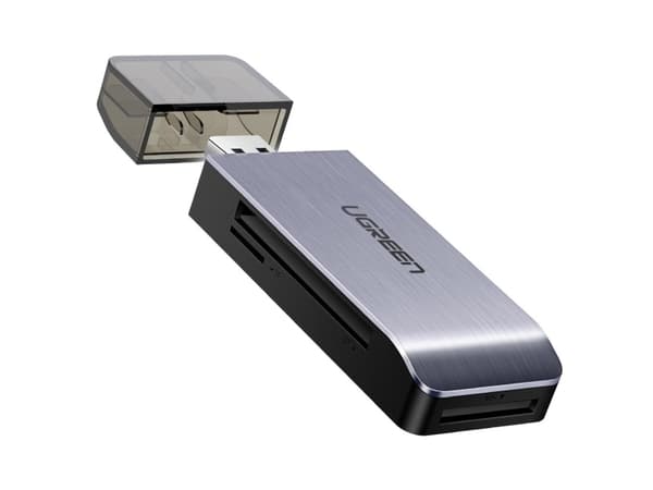 Ugreen 50541, CF, CF-tyyppi II, MMC, MMCmicro, MS PRO, MS Pro-HG, MS XC-HG Duo, Muistitikku (MS), MicroSD..., Terästä, 5000 Mbit/s, USB 3.2 Gen 1 (3.