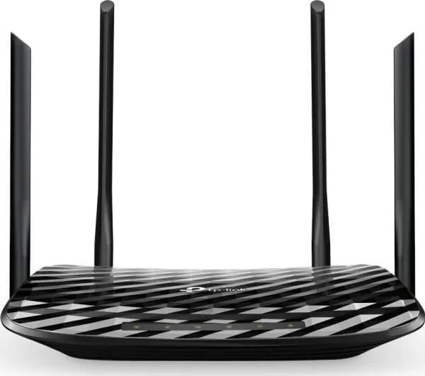 TP-Link Archer C6, Wi-Fi 5 (802.11ac), Kaksitaajuus (2,4 GHz/5 GHz), Ethernet LAN, Musta, Pöytäreititin Valkoinen