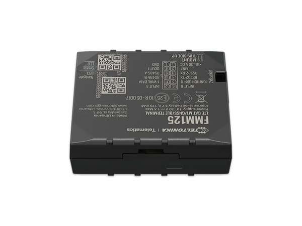 Teltonika FMM125, 0,128 GB, Micro-USB, RS-232/485, Genopladelig, Lithium-Ion (Li-Ion), 3,7 V