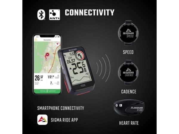 Sigma Sport 01061, 6,1 cm (2,4"), 59 x 23 pikseliä, 550 mAh (Li Ion), 3,7 V, 25 t, 44,9 mm, 73,6 mm