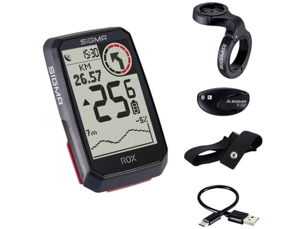 Sigma ROX 4.0 Cykel-GPS Cykler GPS, GLONASS, Stænkvandsbeskyttet